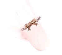 Ring Soprana Gioielleria Woman in Gold Diamante OB OG FIOCCO BRIL - OB OG FIOCCO BRIL